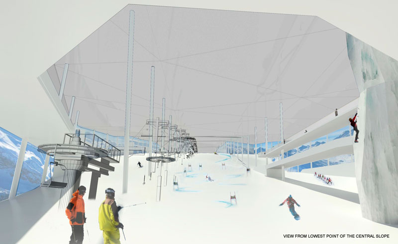 Норвегия построит самый большой крытый горнолыжный центр