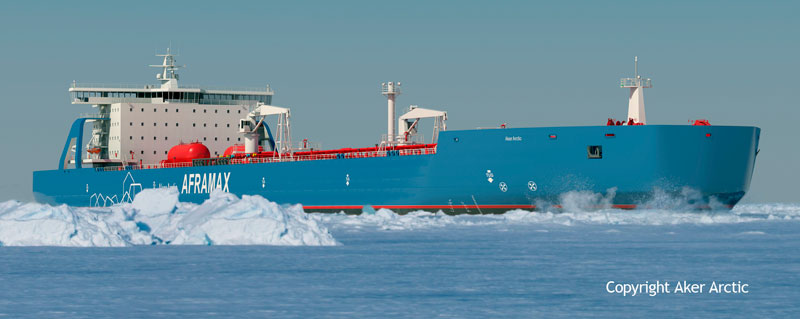 В Финляндии разработали новую концепцию танкера для работы в Арктике