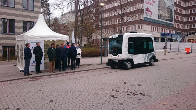 Швеция: в Стокгольме тестируют беспилотные автобусы